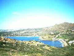 Sounion-looking down at the cove