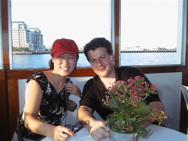 Tina and Nicolas On The Boat