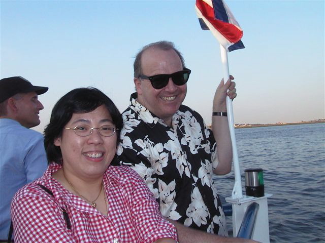 Ann Nee and Barney On The Charles
