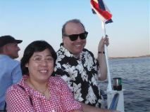 Ann Nee and Barney On The Charles